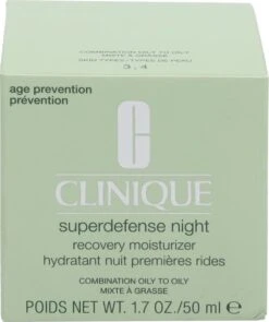 Clinique Superdefense Night Recovery Moisturizer Nachtcrème - 50 Ml - Vette Huid -Gillette Winkel 1004x1200 2