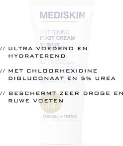 Mediskin Softening Foot Cream - Voetencreme - Voor (Extreem) Droge Voeten - Vermindert Huidirritaties/Roodheid/Jeuk - Rijk Aan Ureum -Gillette Winkel 1009x1200 6