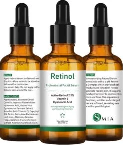 SIMIA™ Original Active Retinol Serum - Met Vitamine E & Hyaluronzuur - Gezichtsserum - Collageen - Anti Aging - Celvernieuwing - Anti-Acne - Tegen Mee-eters En Grove Poriën - Tegen Pigmentvlekken - 30ml -Gillette Winkel 1015x1200 3