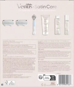 Giftpack Venus Satin Care - Scheersysteem + 2 Navulmesjes + 2-in-1 Reiniger + Scheergel 190ml + Exfoliant 177ml + Verzachtend Serum 50ml 17 Giftpack Venus Satin Care - Scheersysteem + 2 Navulmesjes + 2-in-1 Reiniger + Scheergel 190ml + Exfoliant 177ml + Verzachtend Serum 50ml -Gillette Winkel 1023x1200 2