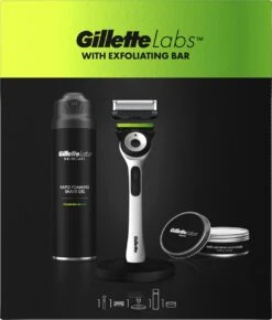 Gillette® GilletteLabs With Exfoliating Bar Set - Scheersyteem + Scheergel + Hydraterende Crème – Van Gillette Voor Mannen -Gillette Winkel 1023x1200 6