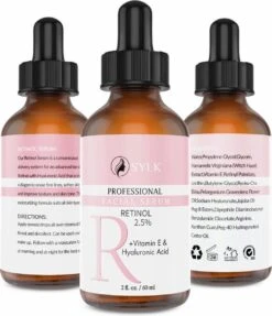 Sylk Actieve Retinol Serum & Hyaluronzuur Serum | Vitamine E | Gezichtsmasker | Anti Aging | Anti Rimpel | Gezicht Serum | Gezichtsverzorging | 60 Ml -Gillette Winkel 1031x1200 4