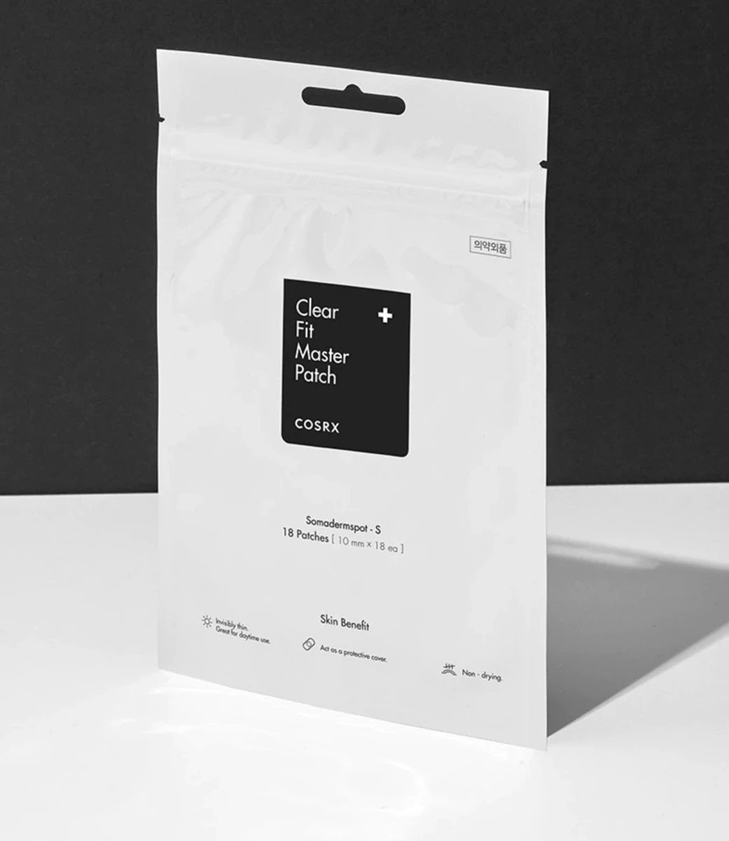 Merkloos COSRX Ultra-Thin Acne Clear Fit Face Skin Patches - Extra Dun & Transparant - Master Package Set 4 Packs Of 18 Patches 5 Merkloos COSRX Ultra-Thin Acne Clear Fit Face Skin Patches - Extra Dun & Transparant - Master Package Set 4 Packs Of 18 Patches - Afbeelding 3