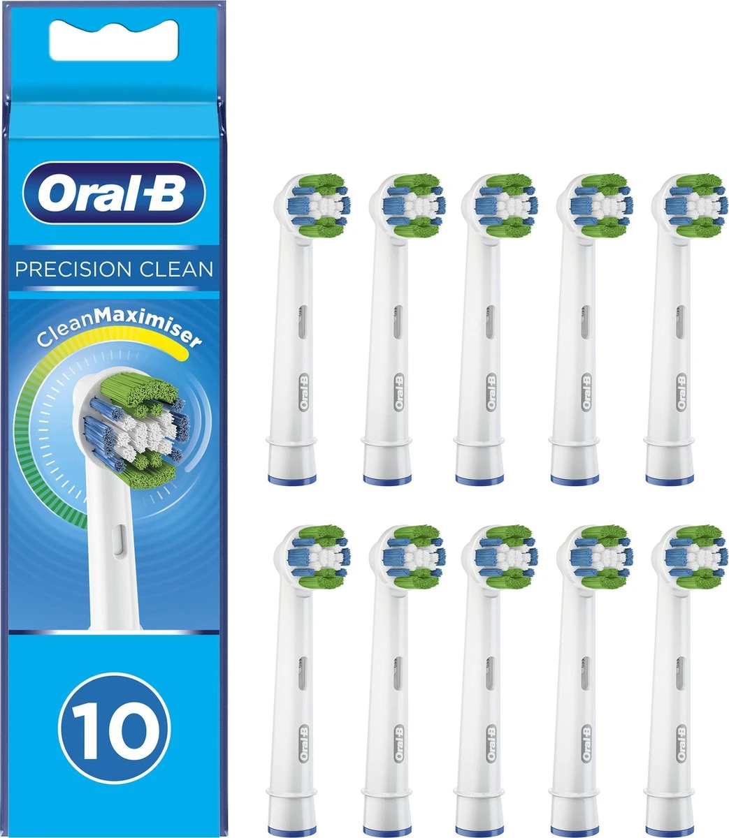 Oral B Oral-B Precision Clean - Met CleanMaximiser-technologie - Opzetborstels -10 Stuks - Brievenbusverpakking 11 Oral B Oral-B Precision Clean - Met CleanMaximiser-technologie - Opzetborstels -10 Stuks - Brievenbusverpakking - Afbeelding 9