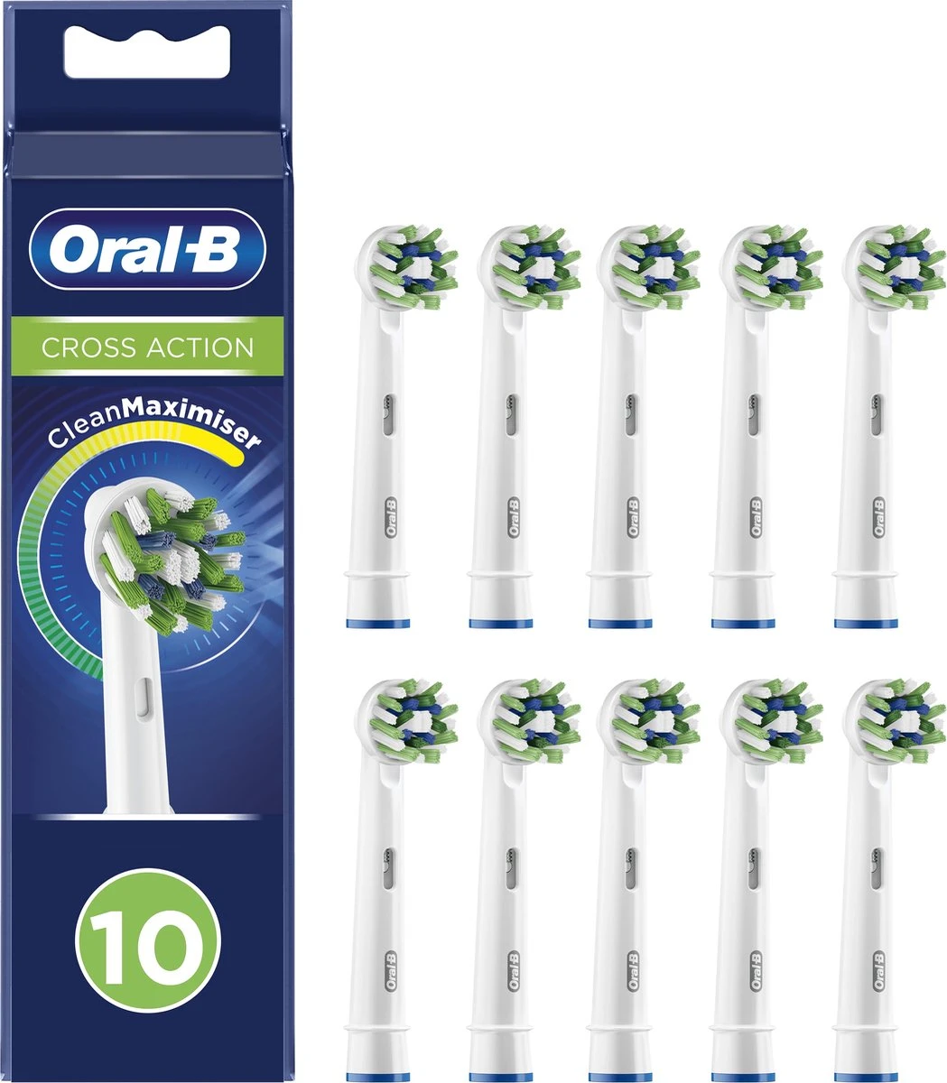 Oral B Oral-B CrossAction - Met CleanMaximiser-technologie - Opzetborstels - 10 Stuks - Brievenbusverpakking 15 Oral B Oral-B CrossAction - Met CleanMaximiser-technologie - Opzetborstels - 10 Stuks - Brievenbusverpakking - Afbeelding 13