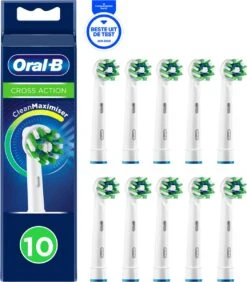 Oral B Oral-B CrossAction - Met CleanMaximiser-technologie - Opzetborstels - 10 Stuks - Brievenbusverpakking 26 Oral B Oral-B CrossAction - Met CleanMaximiser-technologie - Opzetborstels - 10 Stuks - Brievenbusverpakking -Gillette Winkel 1050x1200
