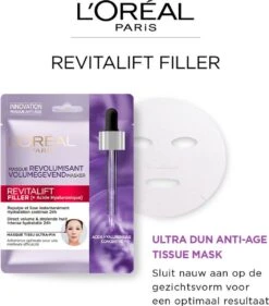 L’Oréal Paris - Revitalift Filler Hyaluronzuur Tissue Gezichtsmasker - 5 Stuks - Voordeelverpakking -Gillette Winkel 1054x1200 7
