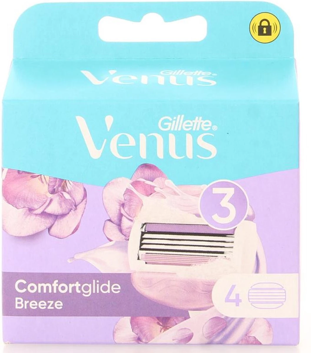 Gillette Venus Comfortglide Breeze Scheermesjes Voor Vrouwen - 4 Navulmesjes 15 Gillette Venus Comfortglide Breeze Scheermesjes Voor Vrouwen - 4 Navulmesjes - Afbeelding 13