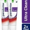Parodontax Ultra Clean Dagelijkse Tandpasta Tegen Bloedend Tandvlees 2x75 Ml -Gillette Winkel 1068x1200