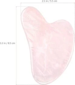 Merkloos Premium Roze Kwarts GuaSha Tool | 100% Echte Rose Quartz | Jade Steen Gezichtstool -Gillette Winkel 1069x1200 3