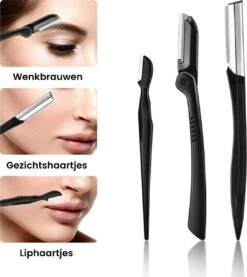 Wenkbrauw Epilator Set - Met Wenkbrauw Trimmer, Tweezer Pincet, Scheermesje, Epilator, Borstel, Schaartje En Mesje - Wimpers - Wenkbrauw Epileren - Epileer Set - Beauty Pakket - Cadeau Voor Vrouw -Gillette Winkel 1070x1200 7