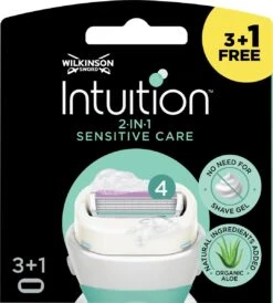 Wilkinson Intuition Sensitive Care 4 Scheermesjes - Navulling -Gillette Winkel 1081x1200 3