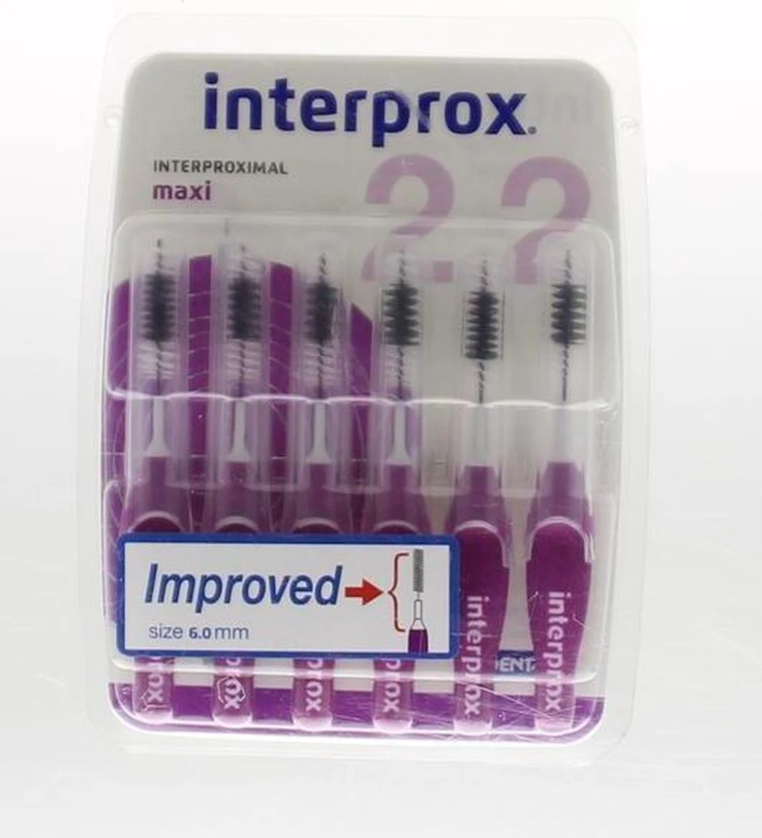 Interprox Premium Maxi 6mm Paars - 6 Stuks 12 Interprox Premium Maxi 6mm Paars - 6 Stuks - Afbeelding 10