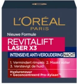 L’Oréal Paris Skin Expert Revitalift Laser X3 Anti-rimpel Nachtcrème - 50 Ml -Gillette Winkel 1097x1200 5
