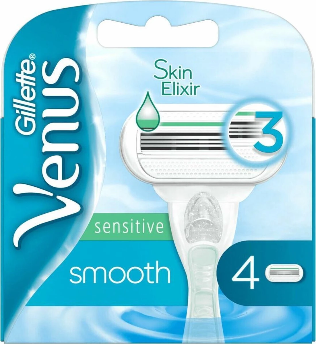 Gillette Venus Smooth Senstive Scheermesjes 4 Stuks 4 Gillette Venus Smooth Senstive Scheermesjes 4 Stuks - Afbeelding 2