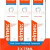 Elmex Anti-Cariës Whitening Tandpasta 3 X 75ml - Voordeelverpakking -Gillette Winkel 1102x1200 1