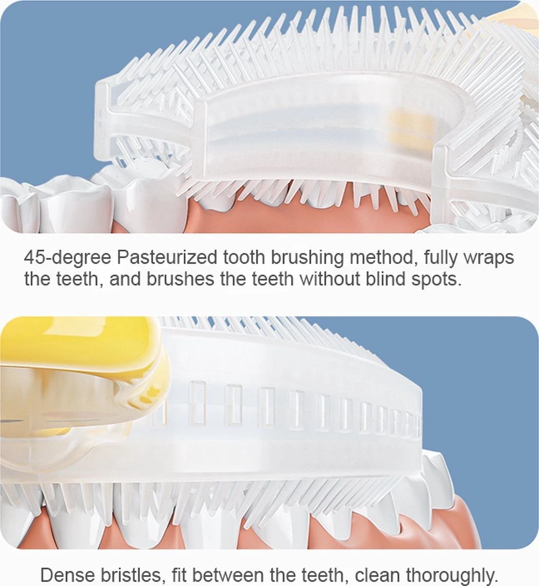 Tandenborstel Kind-Handtandenborstel Voor Kinderen-2 Tot 12 Jaar-Zachte Silliconen-Baby Tandenborstel-Tandenborstel Baby En Peuter - U-Vormig - 360 Graden-Bijtringen-peutertandenborstel-U Vorm 5 Tandenborstel Kind-Handtandenborstel Voor Kinderen-2 Tot 12 Jaar-Zachte Silliconen-Baby Tandenborstel-Tandenborstel Baby En Peuter - U-Vormig - 360 Graden-Bijtringen-peutertandenborstel-U Vorm - Afbeelding 3