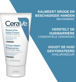 CeraVe - Reparative Handcream - Handcrème - Tegen Droge En Ruwe Handen - 50 Ml -Gillette Winkel 1105x1200 2