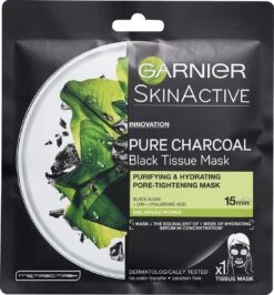 Garnier Skinactive Face Pure Charcoal Gezichtsmasker - 5 Stuks - Voordeelverpakking -Gillette Winkel 1114x1200 3