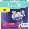 Gillette Venus Deluxe Smooth Swirl Scheermesjes Voor Vrouwen - 8 Navulmesjes
