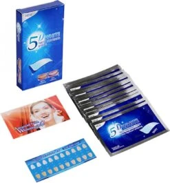 Tanden Bleken Strips | Tanden Bleken | Tanden Strips | Wit Gebit | Witte Tanden | Tandenblekers | Tandenbleekset | Teeth Whitening Strips | Tandenbleek Strips | Geen Crest | Crest Whitestrips | Wittere Tanden | 5D White | 28 Stuks (14zakjes) -Gillette Winkel 1119x1200