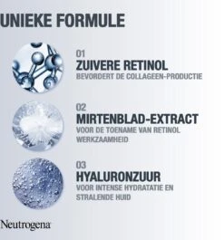 Neutrogena Retinol Boost Night Cream (50ml), Snel Intrekkende Anti-veroudering Gezichtsverzorgingscrème Met Retinol, Mirtebladextract & Hyaluronzuur, Gezichtscrème Voor Een Jonger En Gezond Uitziende Huid -Gillette Winkel 1120x1200 1