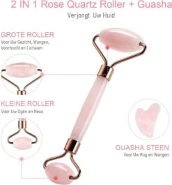 Falkann Verbeterde Jade Roller + Gua Sha Schraper - Gezichtsroller - Face Roller - Rose Quartz Roller - Inclusief Luxe Beschermdoos White -Gillette Winkel 1120x1200 14