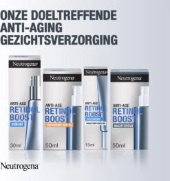 Neutrogena Retinol Boost Serum (30 Ml), Zeer Effectief Anti-veroudering Gezichtsserum Met Retinol, Mirtebladextract En Hyaluronzuur, Effectief Gezichtsverzorgingsserum Voor Een Jongere En Gezond Ogende Huid -Gillette Winkel 1121x1200 11