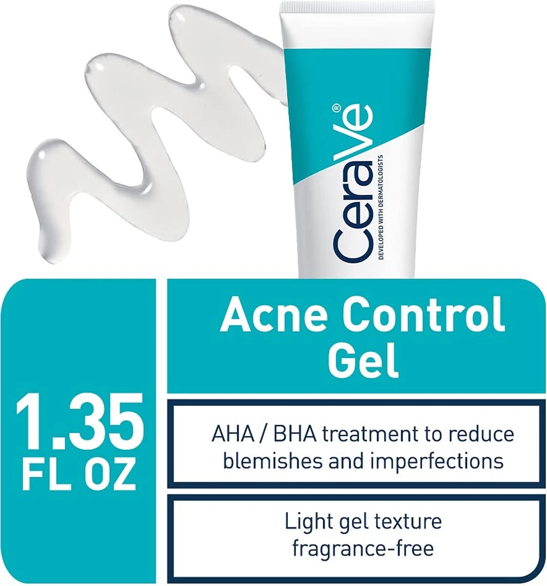 CeraVe Acne Control Gel AHA/BHA Acne Gel, Salicylic Acid Acne Treatment 8 CeraVe Acne Control Gel AHA/BHA Acne Gel, Salicylic Acid Acne Treatment - Afbeelding 6