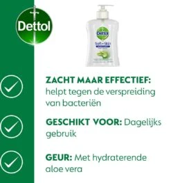 Dettol - Handzeep - Antibacterieel - Verzachtend - Aloë Vera - 6 X 250 Ml -Gillette Winkel 1125x1200 18