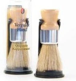 Vergulde Hand Scheerkwast - Voor Kappers 24 Vergulde Hand Scheerkwast - Voor Kappers -Gillette Winkel 1125x1200 20