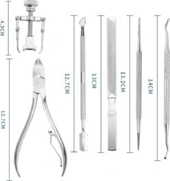 7-Delige Pedicure Set - Nagelverzorging - Nagelset - Ingegroeide Teennagel - Nagelknipper - Nail Clippers - Ingrown Toenail 21 7-Delige Pedicure Set - Nagelverzorging - Nagelset - Ingegroeide Teennagel - Nagelknipper - Nail Clippers - Ingrown Toenail -Gillette Winkel 1125x1200 9