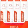 Elmex Anti Caries Tandpasta 4 X 75ml - Voordeelverpakking -Gillette Winkel 1129x1200 1
