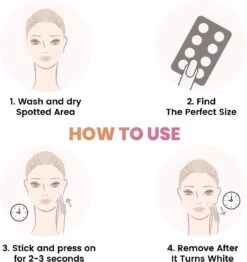 Merkloos Pimple Patch - Acne Patch - Puisten Patch - Acne Sticker - Puisten Pleister - Pimple Patches - Acne Pleister - Puisten Verwijderaar - Puisten Creme - Acne Verwijderen Set - Acneverzorging | 36 Stuks & Directe Levering -Gillette Winkel 1132x1200 3