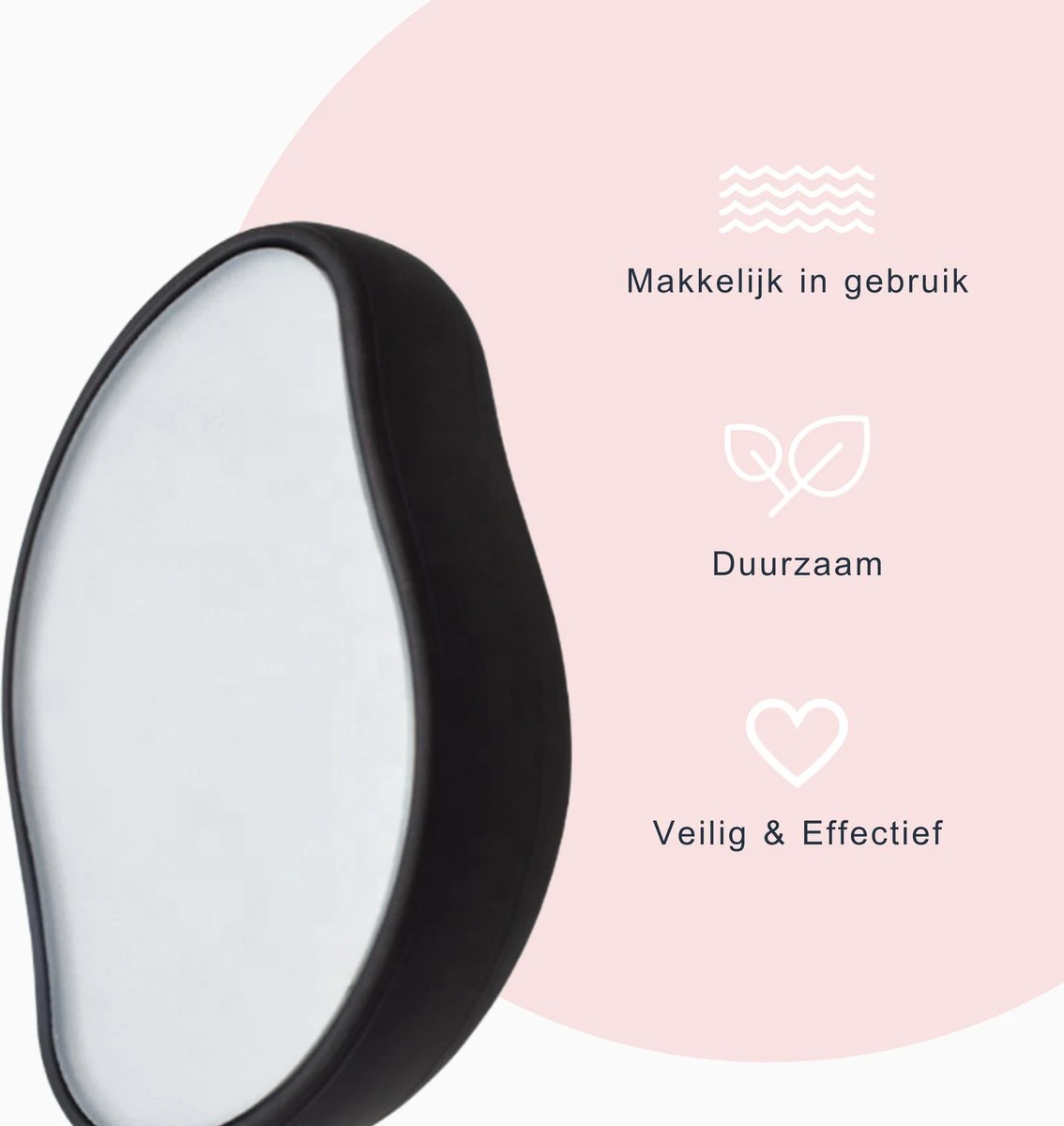 Merkloos Crystal Hair Removal Zwart - Crystal Hair Eraser - Epilator - Kristalpad - Ontharing - Pijnloos - Haarverwijderaar 5 Merkloos Crystal Hair Removal Zwart - Crystal Hair Eraser - Epilator - Kristalpad - Ontharing - Pijnloos - Haarverwijderaar - Afbeelding 3