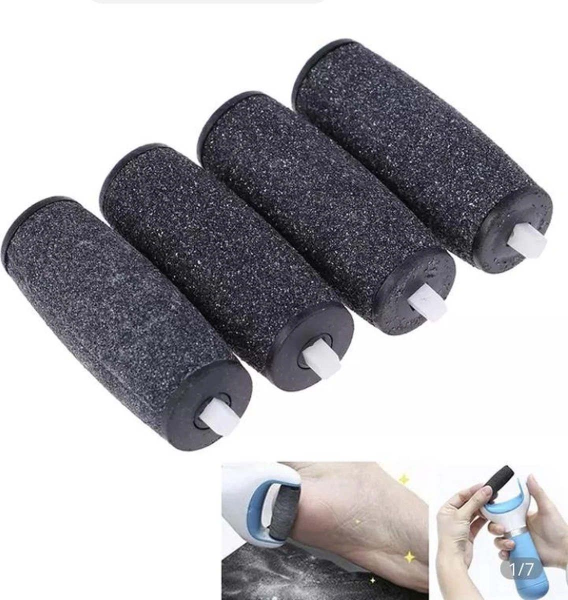 4X Voor Scholl Voetvijl | Navulling Velvet Smooth | Standard- Regular | 2+2=4Stuks | Voor Scholl Elektrische Eeltvijl 3 4X Voor Scholl Voetvijl | Navulling Velvet Smooth | Standard- Regular | 2+2=4Stuks | Voor Scholl Elektrische Eeltvijl