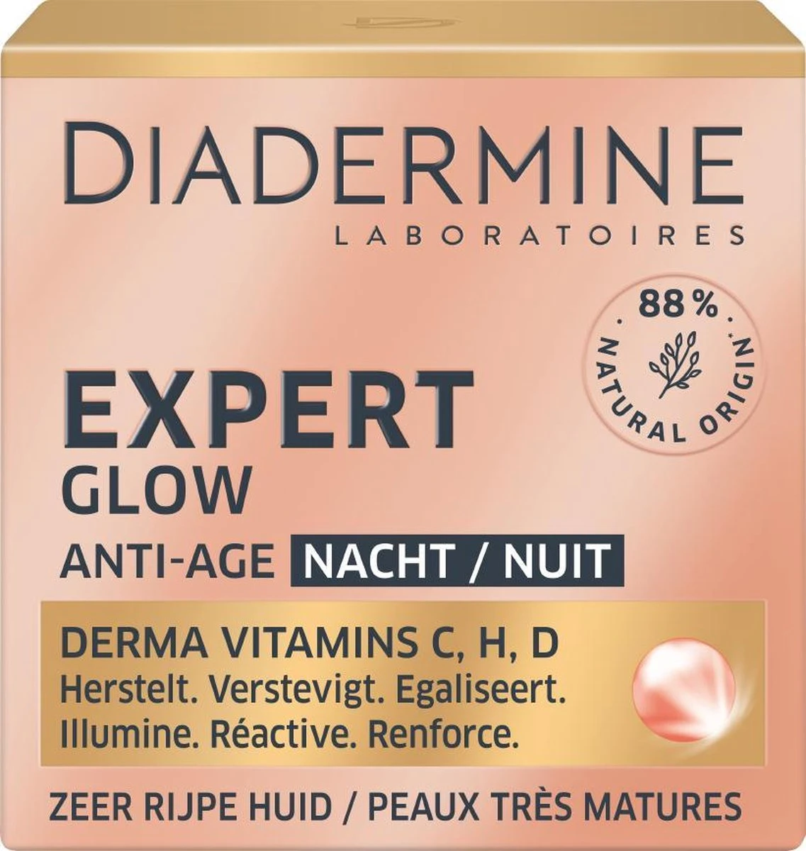 Diadermine Expert Active Glow Nachtcreme 50ml 4 Diadermine Expert Active Glow Nachtcreme 50ml - Afbeelding 2