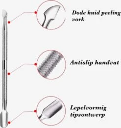 BenjaBeauty Bokkepootje Nagels - Schraper - Cuticle Pusher - Bokkenpootje Nagels - Cuticle Remover - Pedicure - Manicure -Gillette Winkel 1137x1200 9
