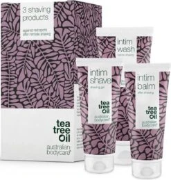 Serie Scheren Intieme Zone - 3 Producten Voor Het Verwijderen Van Rode Bultjes, Vlekjes En Ingegroeide Haren Na Het Scheren. De Serie Bevat: Intim Wash 200ml, Intim Shave 100ml, Intieme Aftershave Balsem 100ml | Australian Bodycare -Gillette Winkel 1143x1200 4