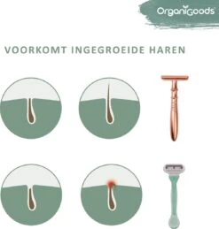 OrganiGoods Safety Razor + 20 Scheermesjes Blades - Safety Razor Voor Vrouwen - Rose Gold Goud Scheermes - Double Edge Single Blade - Veiligheidsscheermes - Duurzaam Scheermesje 26 OrganiGoods Safety Razor + 20 Scheermesjes Blades - Safety Razor Voor Vrouwen - Rose Gold Goud Scheermes - Double Edge Single Blade - Veiligheidsscheermes - Duurzaam Scheermesje -Gillette Winkel 1144x1200 5