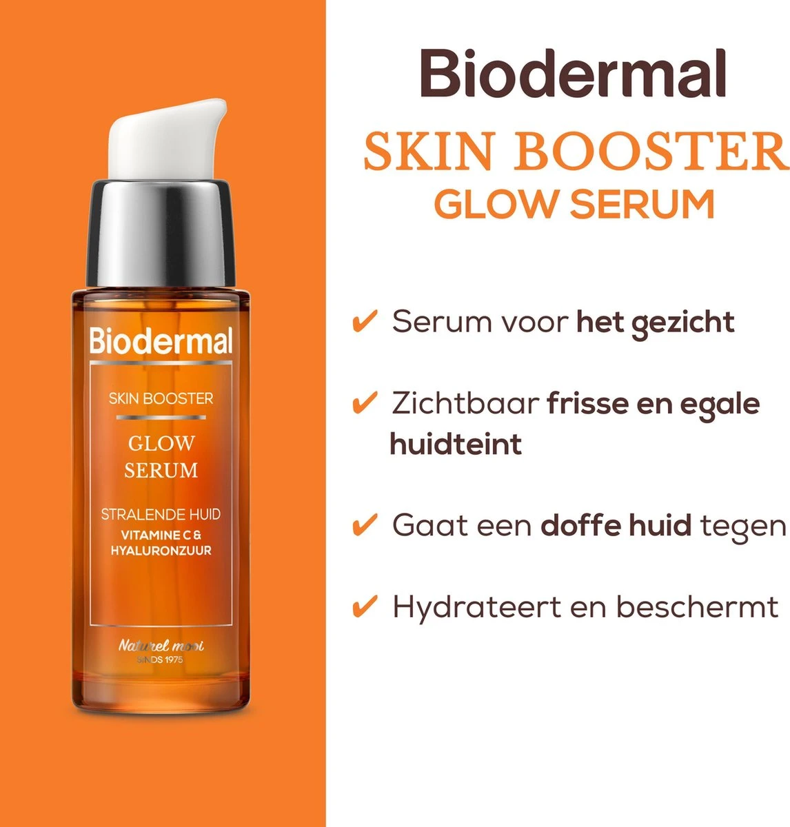 Biodermal Skin Booster Glow Serum – Serum Voor Een Stralende Huid Met Hyaluronzuur En Vitamine C - Hyaluronzuur Serum 30ml 6 Biodermal Skin Booster Glow Serum – Serum Voor Een Stralende Huid Met Hyaluronzuur En Vitamine C - Hyaluronzuur Serum 30ml - Afbeelding 4