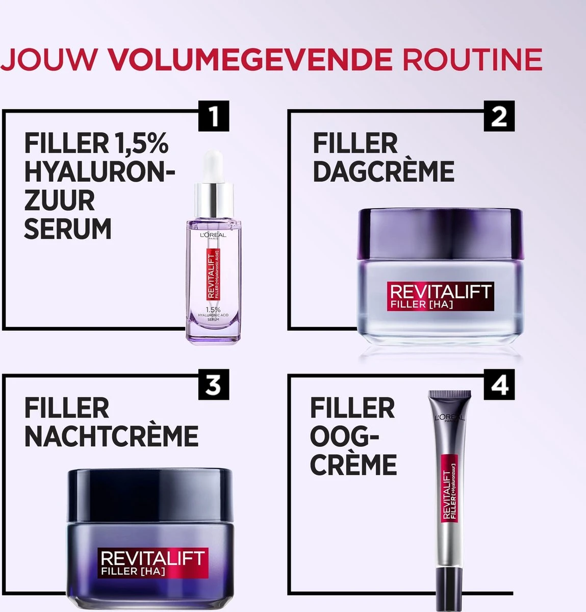 L’Oréal Paris Revitalift Filler Nachtcrème - 50 Ml - Anti Rimpel 15 L’Oréal Paris Revitalift Filler Nachtcrème - 50 Ml - Anti Rimpel - Afbeelding 13
