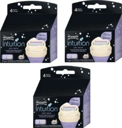 Wilkinson Intuition Dry Skin Scheermesjes - Voordeelverpakking 3 X 3 Stuks