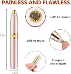 Draagbare Wenkbrauw Epilator - Haar Remover Pen - USB Trimmer -Gillette Winkel 1153x1200 14