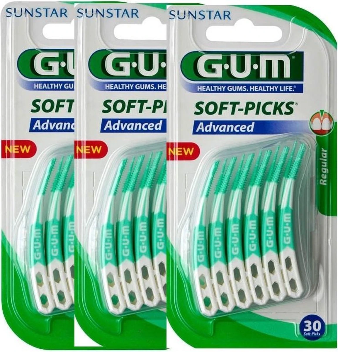 GUM® 3x GUM Soft-Picks Advanced Regular 30 Stuks 9 GUM® 3x GUM Soft-Picks Advanced Regular 30 Stuks - Afbeelding 7