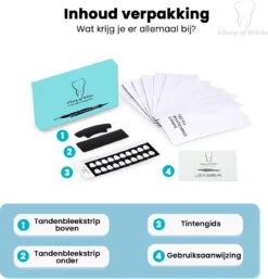Glory Of White - Professionele Tandenbleek Strips - 28 Strips - Teeth Whitening Strips - Wittere Tanden - Zonder Peroxide - Tanden Bleken -Gillette Winkel 1155x1200