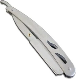 Merkloos Klassiek Barbiersmes: Scheren Als Bij De Kapper! Open Straight Edge Klapmes - Scheermes - Razor - Cutthroat Van RVS Roestvrij Staal. Inclusief 10 Vervangbare Scheermesjes! -Gillette Winkel 1157x1200 14