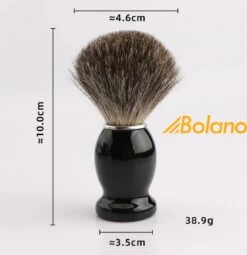 Bolano® Premium Duurzaam Scheerkwast Black Wood - Klassiek Scheerkwast Voor Mannen En Vrouwen - 100% Soepel Haar Voor Een Optimale Verdeling -Gillette Winkel 1162x1200 9