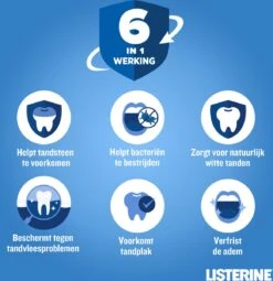 LISTERINE Total Care Bescherming Tegen Tandsteen: Mondspoeling Voor Complete Bescherming Tegen De Opbouw Van Tandsteen Met 6-in-1 Effect - Met Essentiële Oliën, Fluoride En Zinkformule, 3 X 500 Ml 17 LISTERINE Total Care Bescherming Tegen Tandsteen: Mondspoeling Voor Complete Bescherming Tegen De Opbouw Van Tandsteen Met 6-in-1 Effect - Met Essentiële Oliën, Fluoride En Zinkformule, 3 X 500 Ml -Gillette Winkel 1163x1200 1