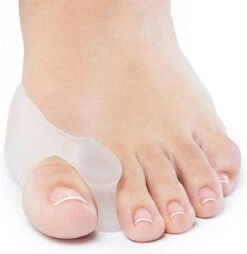 Merkloos Hallux Valgus Siliconen Teencorrector/Spreider En Beschermer Grote Teen – Siliconen Teenspreiders (Per Paar) - Beigeig -Gillette Winkel 1165x1200 7